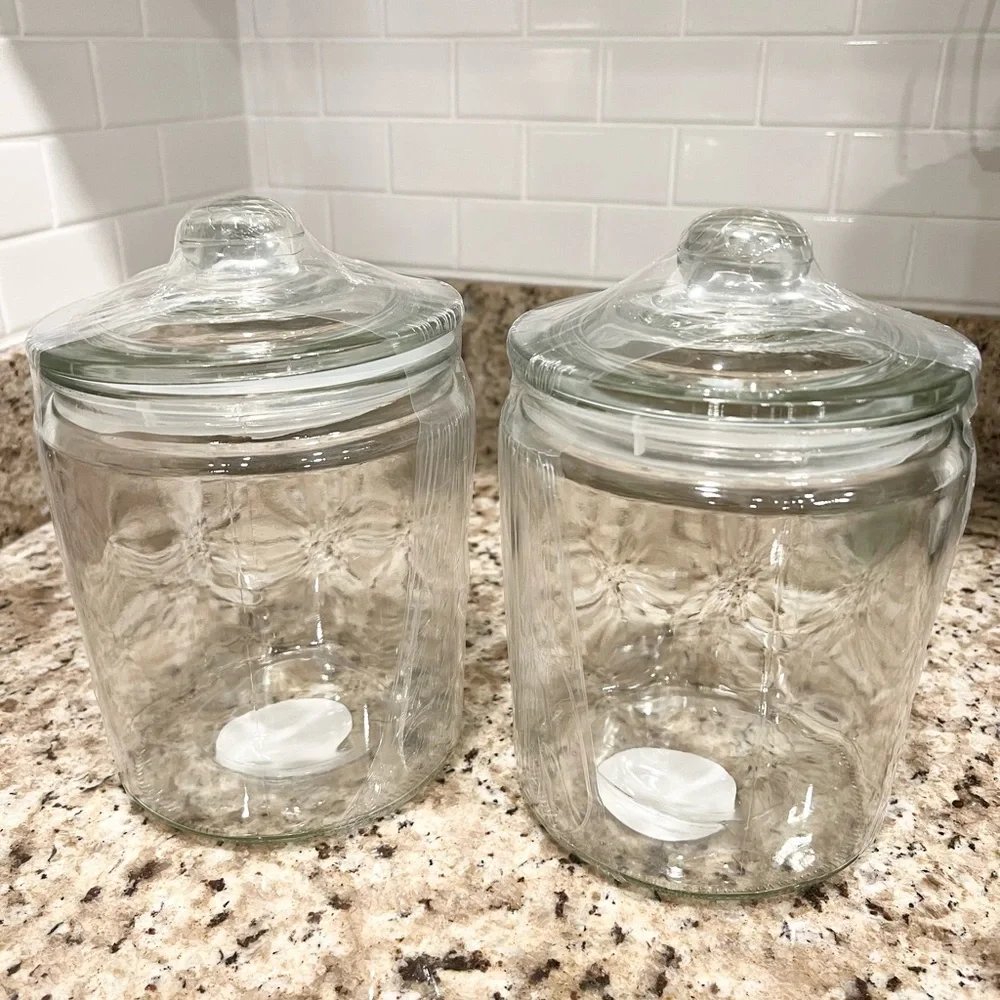 Set of 2 Target 🎯 Glass Canisters Storage Jars